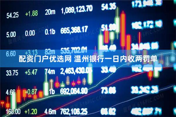 配资门户优选网 温州银行一日内收两罚单